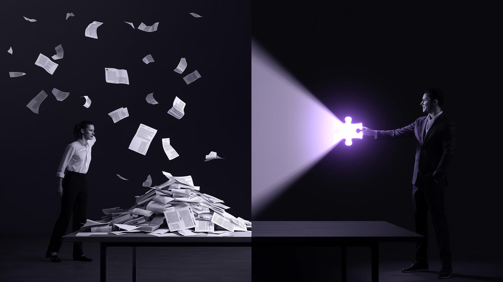 מנהלת משאבי אנוש בוחנת דוחות סורסינג אקטיבי מתוך רשימת 5 חברות ההשמה המומלצות בישראל בסביבת הייטק